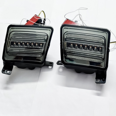 Mahindra Thar 2020 Onward Front Fender LED Strip DRL Light With Matrix Turn Signal (Set of 2Pcs.)