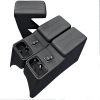 Mahindra Thar 2020 Onwards ABS Plastic Armrest Console With USB Charging - Set Of 3