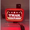 Mahindra Thar Logo 2020 Onward Bumper LED Reflector Lights With Matrix Moving Style (Set of 2Pcs.)