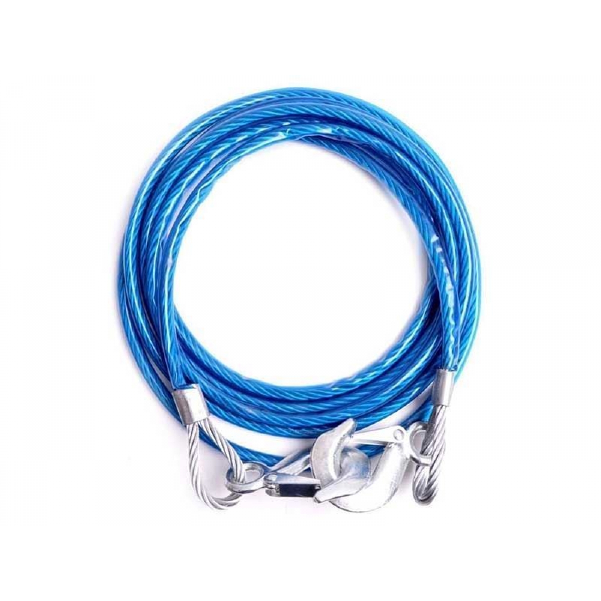 Carhatke Heavy Duty 3 Ton Capacity Metal Towing Rope Cable For All Cars