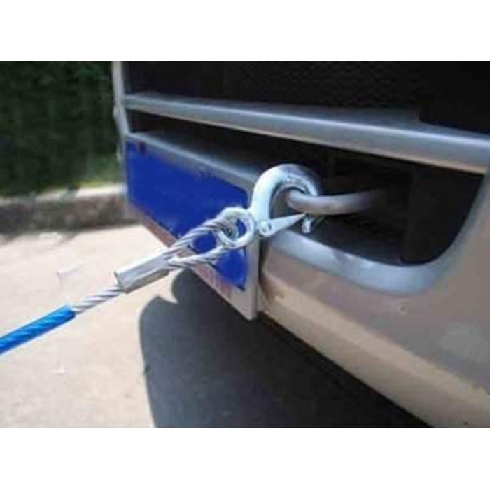 Carhatke Heavy Duty 3 Ton Capacity Metal Towing Rope Cable For All Cars Carhatke Heavy Duty 3 Ton Capacity Metal Towing Rope Cable For All Cars