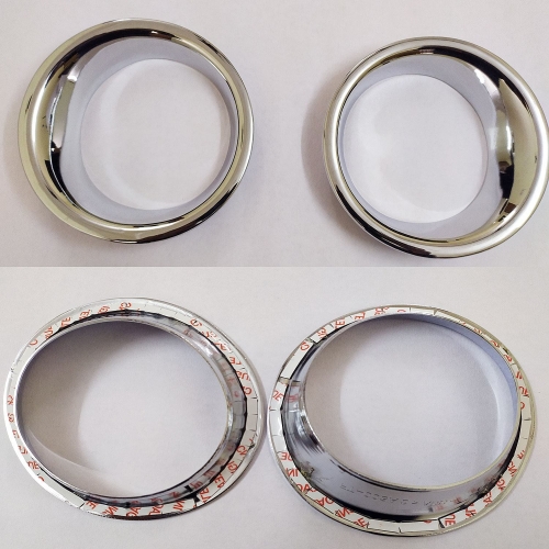Toyota Fortuner Old Type-2 Fog Lamp Chrome Ring Cover Trim Set Of 2