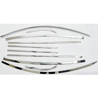 Nissan Sunny Full Window Chrome Garnish Trims (Set Of 10Pcs.)