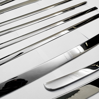 Nissan Sunny Full Window Chrome Garnish Trims (Set Of 10Pcs.) Nissan Sunny Full Window Chrome Garnish Trims (Set Of 10Pcs.)