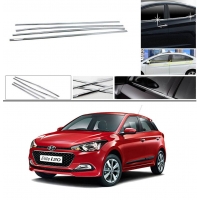 Hyundai i20 Elite 2014-2018 Lower Window Chrome Garnish Trims (Set Of 4Pcs.)