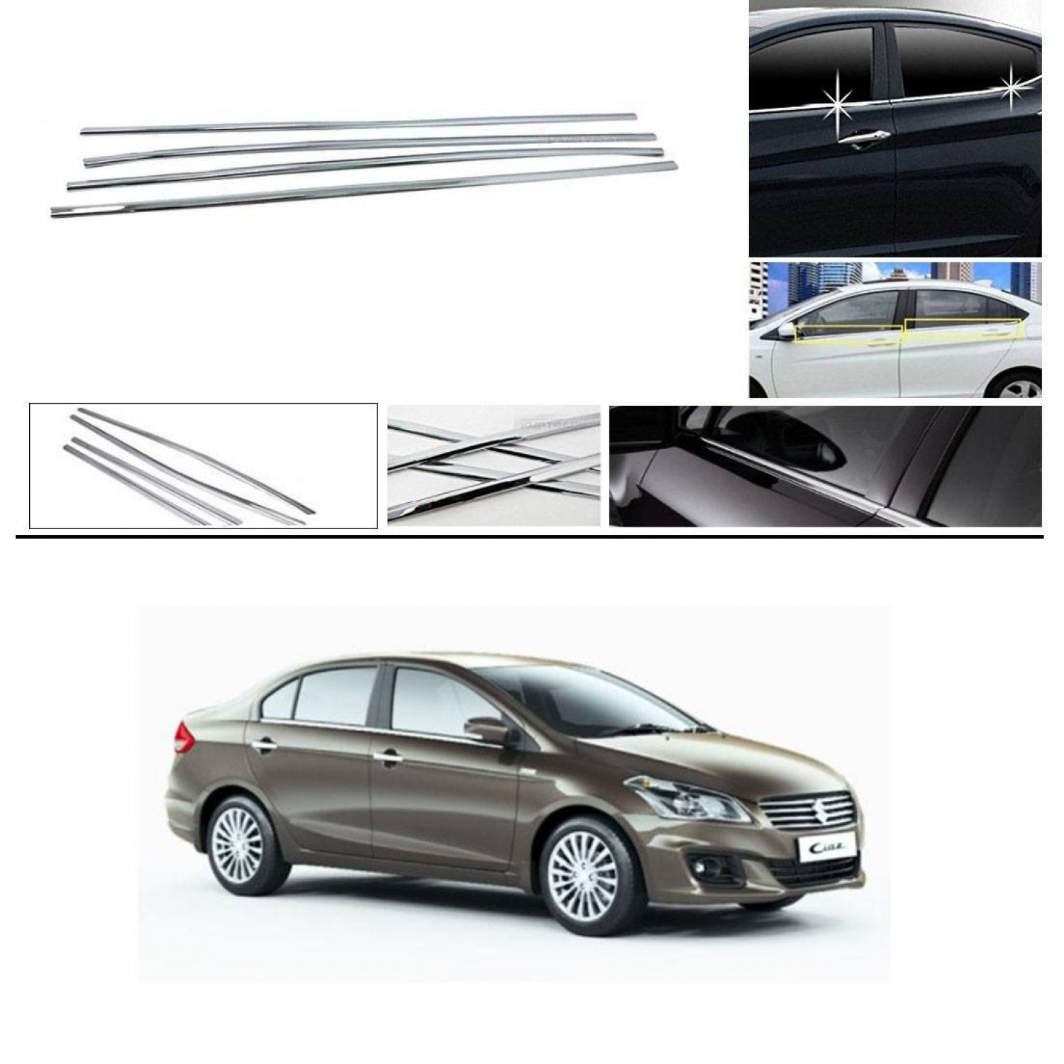 Ciaz chrome accessories discount