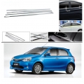 Toyota Etios Liva Lower Window Chrome Garnish Trims (Set Of 4Pcs.) Toyota Etios Liva Lower Window Chrome Garnish Trims (Set Of 4Pcs.)