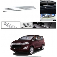 Toyota Innova Crysta Lower Window Chrome Garnish Trims (Set Of 8 Pcs.)