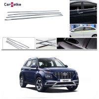 Hyundai Venue Lower Window Chrome Garnish (Set of 4Pcs.)