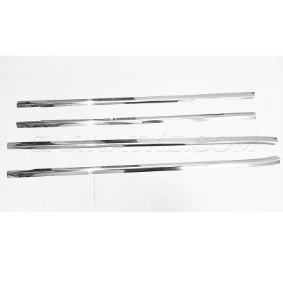 Kia Carnival Lower Window Chrome Garnish Trims (Set Of 4 Pcs.)