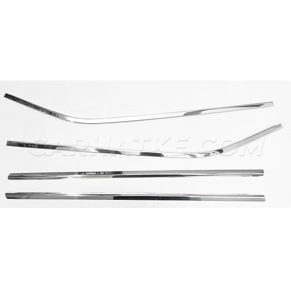 Renault Kiger 2021 Onwards Lower Window Chrome Garnish Trims (Set Of 4 Pcs.)