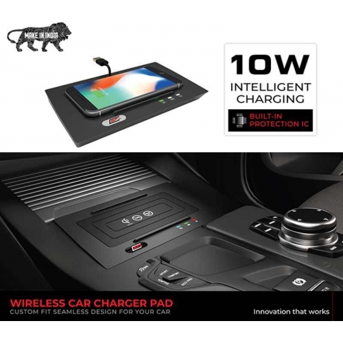 GFX 10W Wireless Car Mobile Charger For Toyota Innova Crysta 