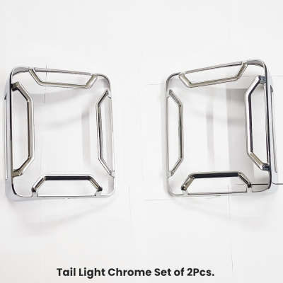 Mahindra Thar 2020 Onward Exterior Chrome Body Show Kits Combo (Set of 13 Pcs.)