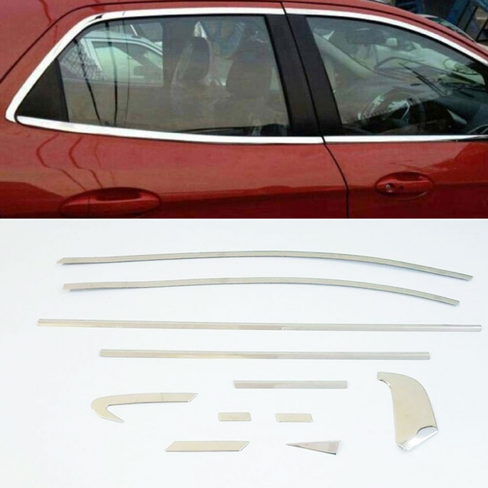 Honda City 2009 Full Window Chrome Garnish Trims (Set Of 22Pcs.) Honda City 2009 Full Window Chrome Garnish Trims (Set Of 22Pcs.)