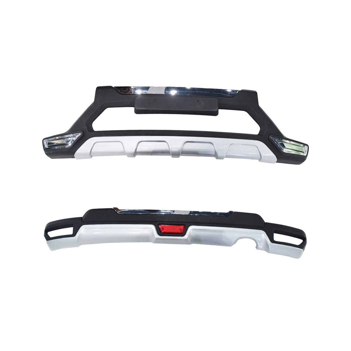 Honda BRV Nudge Front and Rear Bumper Guard Protector in High Quality ABS  Material