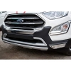 Ford New Ecosport Facelift 2018-2021 Front and Rear Bumper Guard Protector in High Quality ABS Material