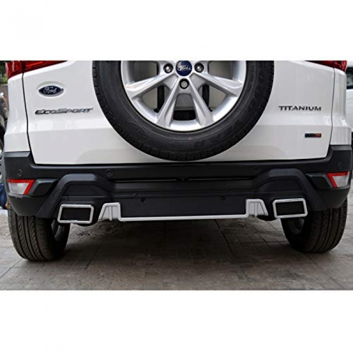 Ford Eco Sports 2018 Front and Rear Bumper Guard Protector in High Quality ABS Material