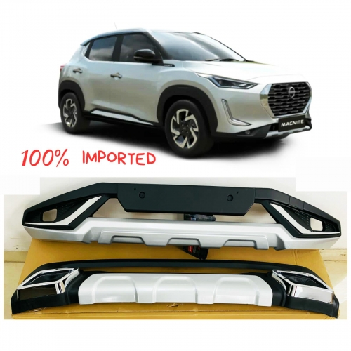 Nissan Magnite Front and Rear Bumper Guard Protector in High Quality ABS Material