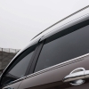 Hyundai Santro 2018 Onwards Car Window Door Visor with Chrome Line (Set Of 4Pcs.)