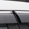 Toyota Innova Crysta Car Window Door Visor with Chrome Line (Set Of 6Pcs.)