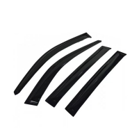 Car Window Door Visor For Hyundai I20 Elite Facelift 2018-2020 Set Of 4 (Black)