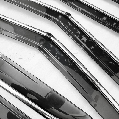 Galio Chrome Line Door Visor for Kia Carens Clavis 2025 Onwards Galio Chrome Line Door Visor for Kia Carens Clavis 2025 Onwards