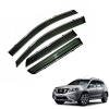 Nissan Terrano Car Window Door Visor with Chrome Line (Set Of 4 Pcs.)