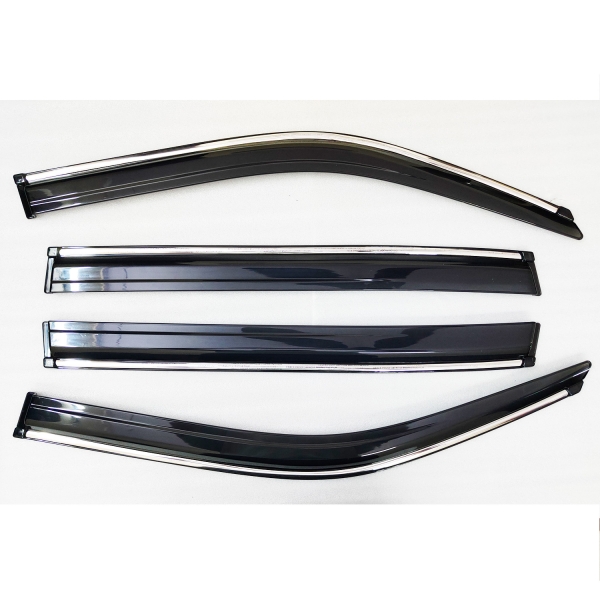 Cnleague Hyundai Exter 2023 Onwards Door Visor With Chrome Line