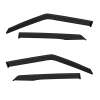 Hyundai New Venue Facelift 2022 Onward Window Door Visor (Set Of 4Pcs, Black)