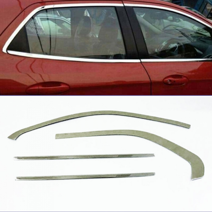 Maruti Suzuki Dzire 2017 Full Window Chrome Garnish Trims (Set Of 8Pcs.) Maruti Suzuki Dzire 2017 Full Window Chrome Garnish Trims (Set Of 8Pcs.)
