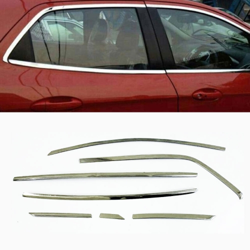 Ford New Ecosport Full Window Chrome Garnish Trims (Set Of 14Pcs.) Ford New Ecosport Full Window Chrome Garnish Trims (Set Of 14Pcs.)