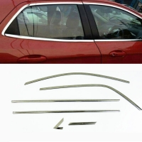 Hyundai i20 Elite 2014-2018 Full Window Chrome Garnish Trims (Set Of 12Pcs.)