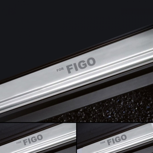 Galio Stainless Steel Door Sill Guards for Ford Figo 2015 Onwards