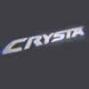 Toyota Innova Crysta 2017 Onwards Entry Door Welcome Shadow Ghost Light  Crysta Logo