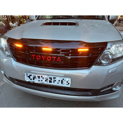 Toyota Fortuner 2012-15 GR Sports Design Black Front Grill  Toyota Fortuner 2012-15 GR Sports Design Black Front Grill