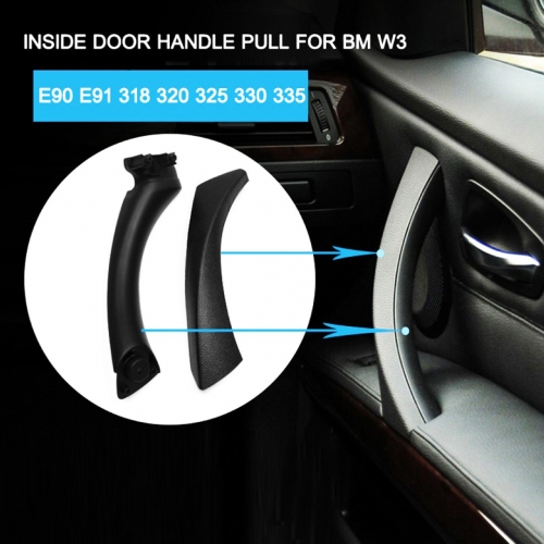BMW 3 Series E90 2004-2012 Inside Door Handle Pull in Black Color