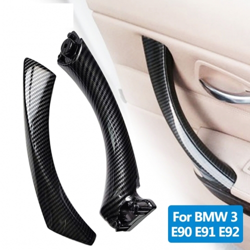 BMW 3 Series E90 2004-2012 Inside Door Handle Pull in Carbon Fiber BMW 3 Series E90 2004-2012 Inside Door Handle Pull in Carbon Fiber