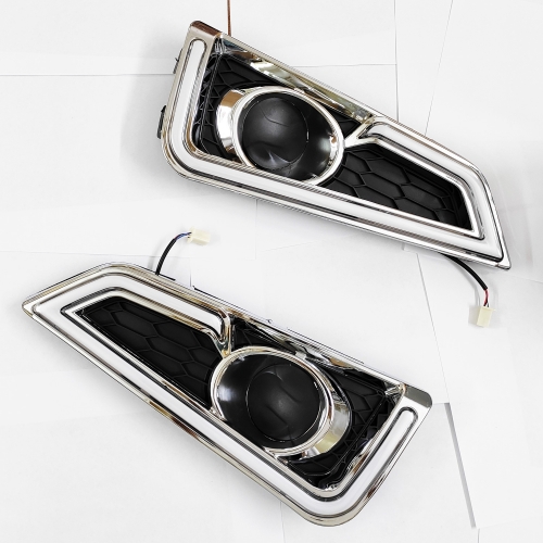 Honda City Idtech 2014 Front LED DRL Day Time Running Lights with Turn Signal Indicator (Set of 2Pcs.) Honda City Idtech 2014 Front LED DRL Day Time Running Lights with Turn Signal Indicator (Set of 2Pcs.)