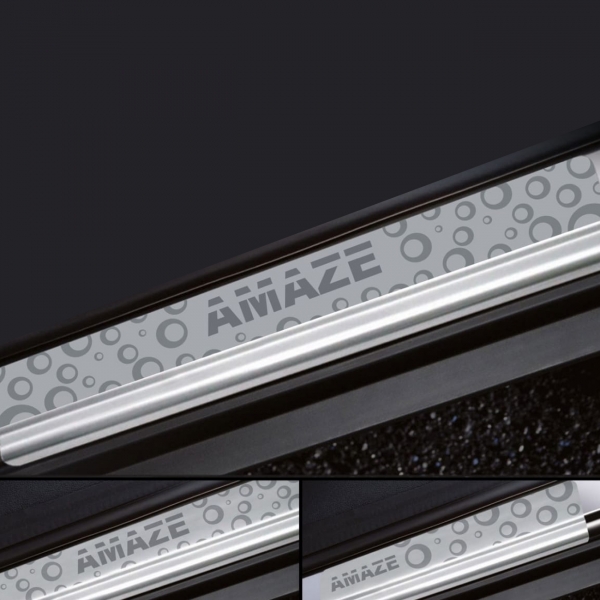 Galio Stainless Steel Door Sill Guards for Honda Amaze 2013 Onwards