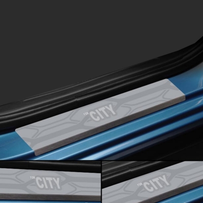 Galio Stainless Steel Door Sill Guards for Honda City 2020 Onwards Galio Stainless Steel Door Sill Guards for Honda City 2020 Onwards
