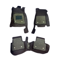 7D Car Floor Mats for Honda Civic 2019 Onwards - Coffee Color