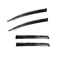 Galio Chrome Line Door Visor for Honda Jazz 2015 Onwards