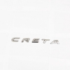 Hyundai Creta Logo Chrome 3D Letter Emblem Full Set in High Quality ABS Material
