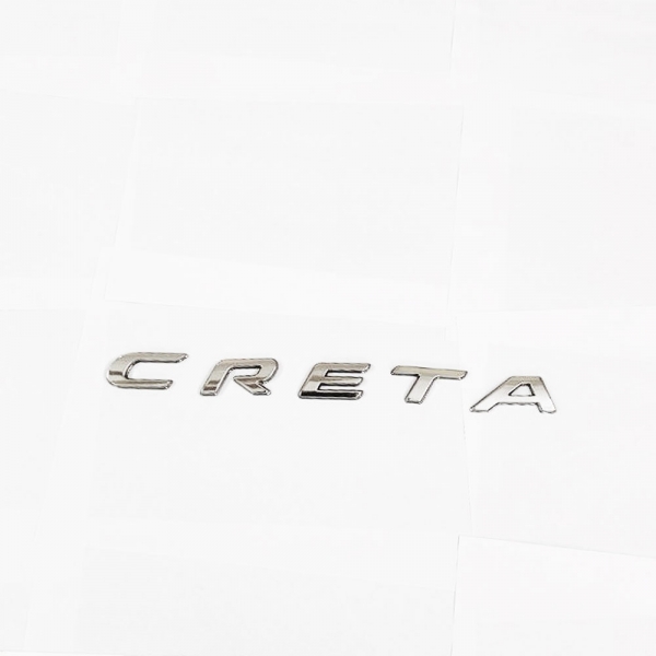 Galio Creta Logo 3D Chrome Letter