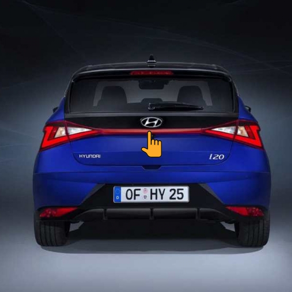 Hyundai i20 2020 Onwards Rear Tail Middle Lamp in Smooth Moving Metrix Effect
