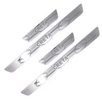 Galio Hyundai Creta 2015 Onwards Stainless Steel Sill Plate Guards 