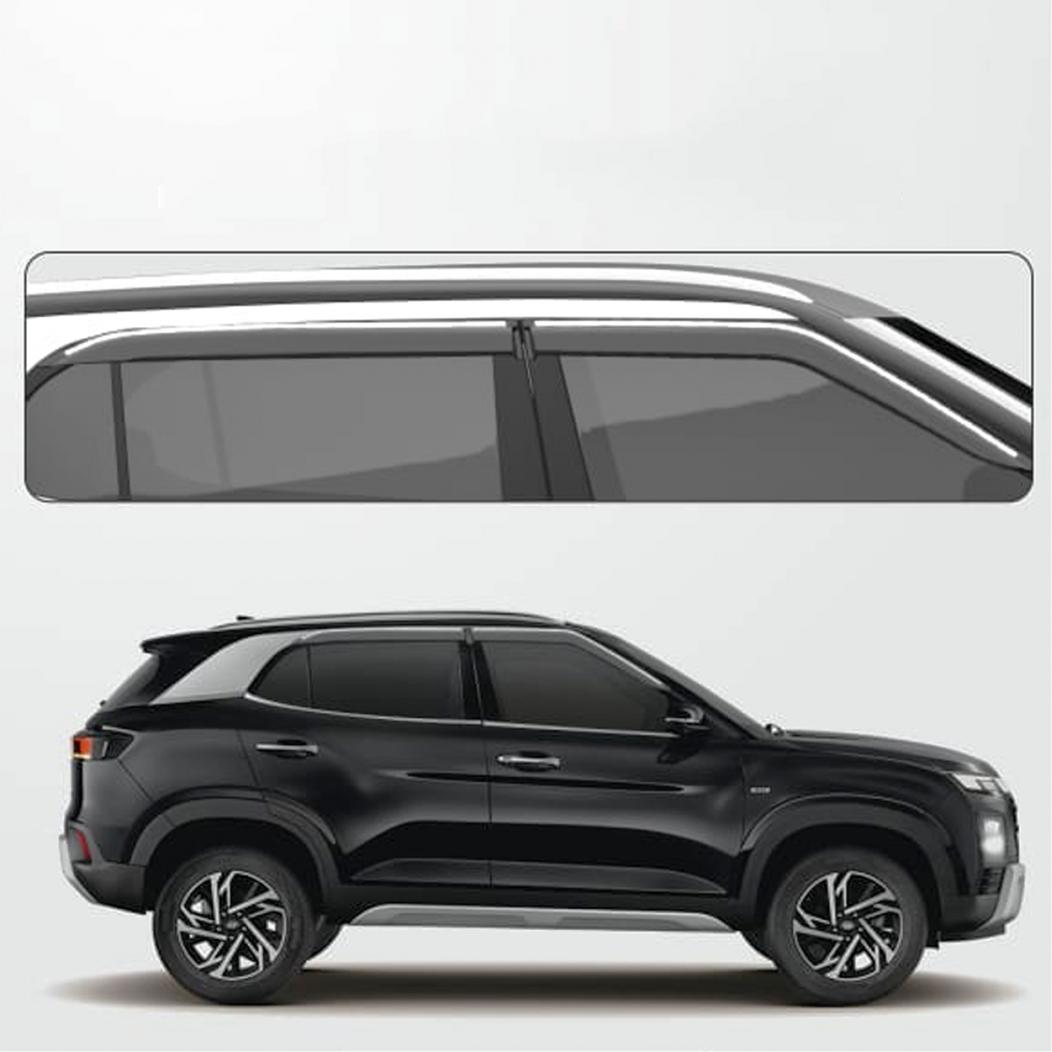 Door visor for creta discount