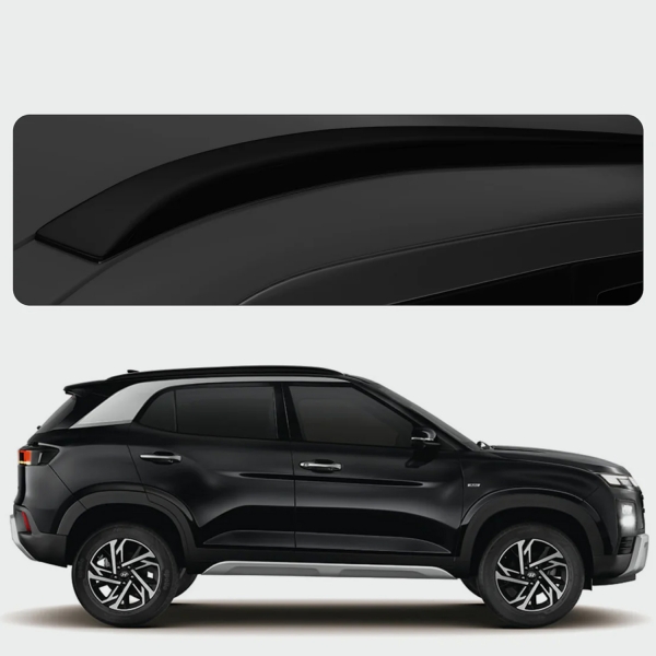 Galio Roof Rails for Hyundai Creta 2020 Onwards  - Glossy Black