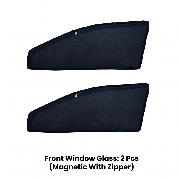 Hyundai Elantra 2012-15 Zipper Magnetic Window Sun Shades - 4 Pieces