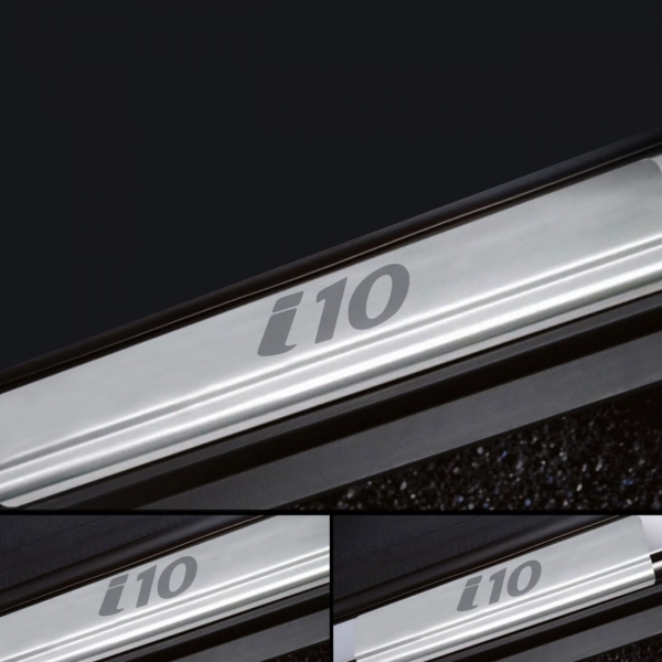 Galio Stainless Steel Door Sill Guards for Hyundai Grand i10 2013 Onwards